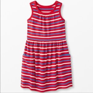 Hanna Andersson Girls Striped Dress - Size 3